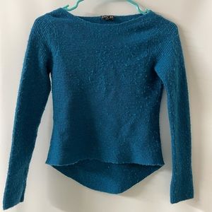 Teal Express sweater